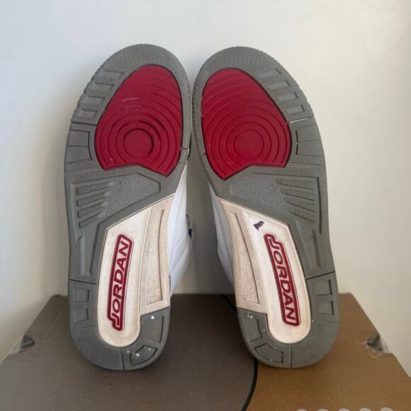 Nike Air Jordan 3 Retro ‘True Blue’ Kids Sneakers - SZ 7 Y- 8.5 W - Picture 12 of 13